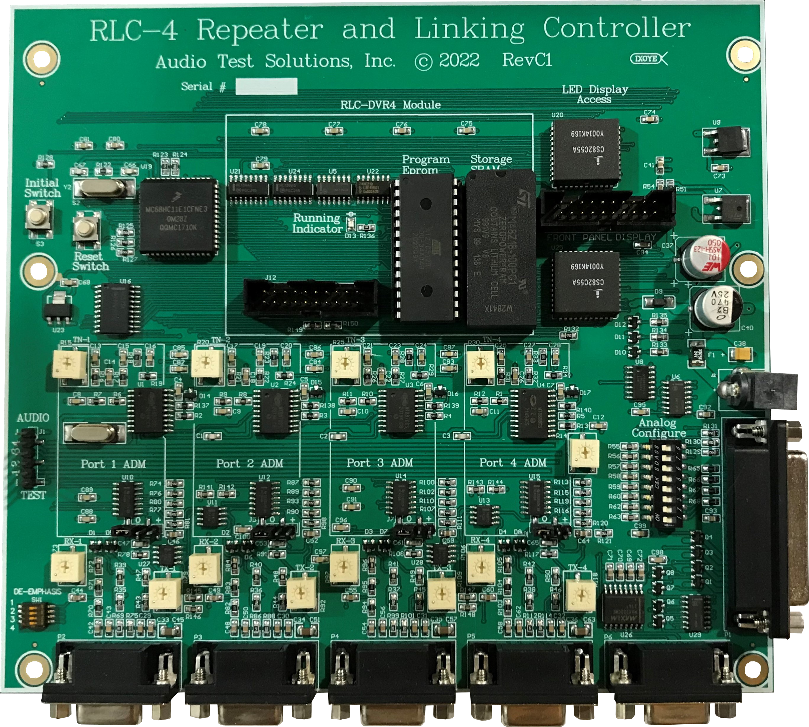 RLC-4 Controller (Board ONLY) – Audio Test Solutions
